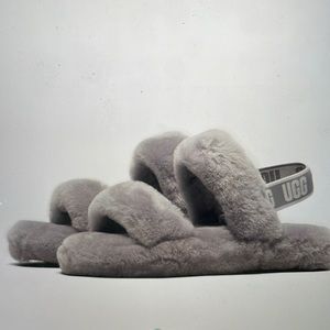 UGG Oh Yeah Slide Grey in original box